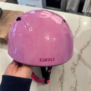 Giro Slingshot Pink Little Kids Ski Helmet M/L and Goggles